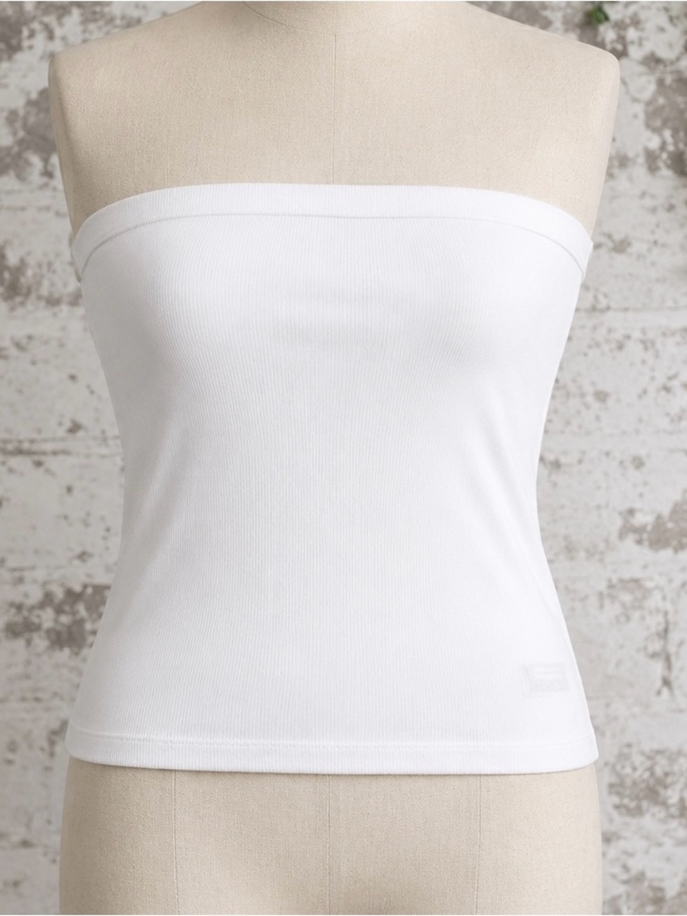 A New Day White Strapless Tube Top Size XL New Without the Tags